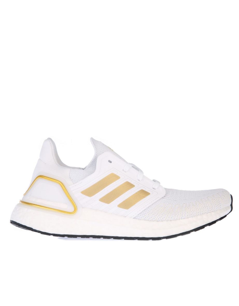 Adidas ultraboost 20 outlet white and gold