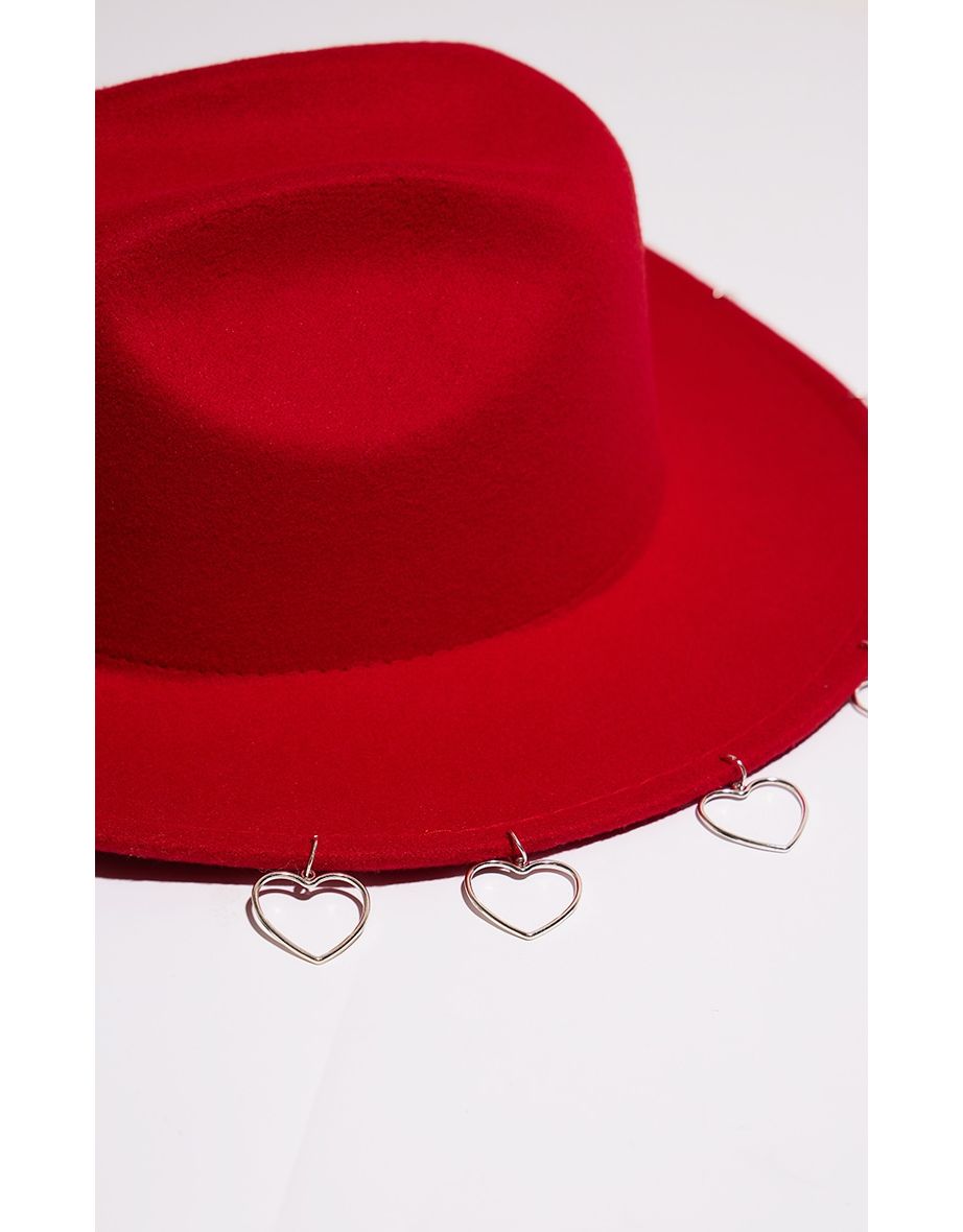 Red Heart Trim Festival Cowboy Hat - 2