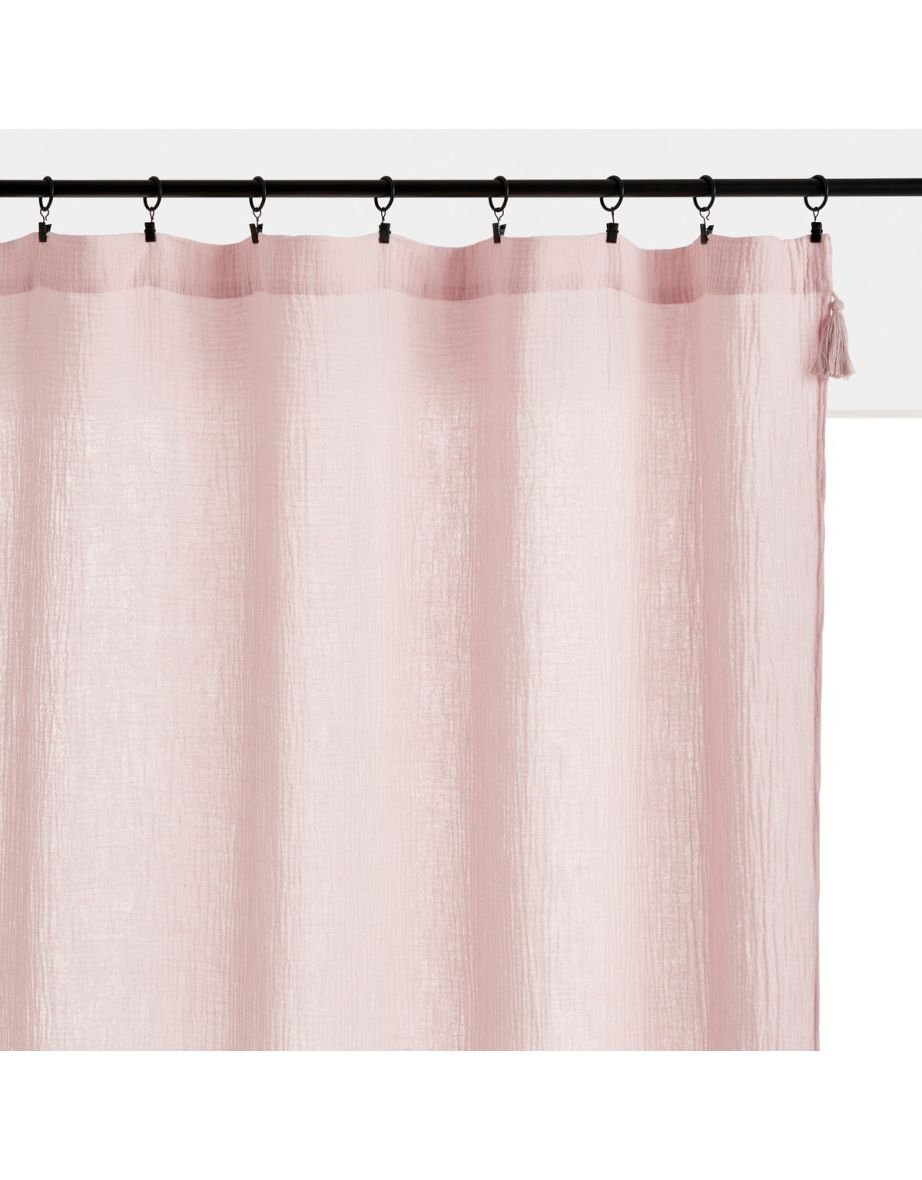 Kumla Cotton Muslin Curtain Panel