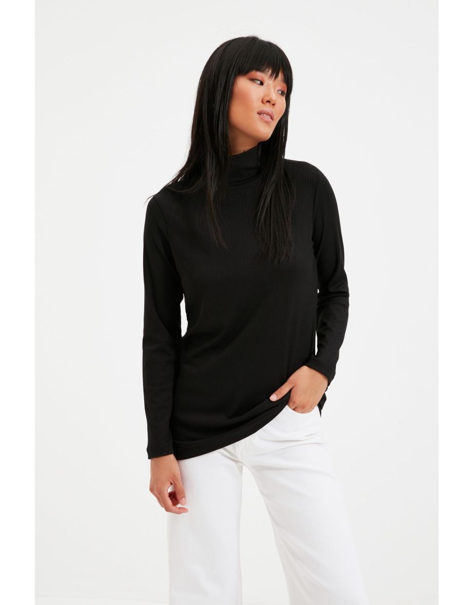 Tunic - Black - Slim fit