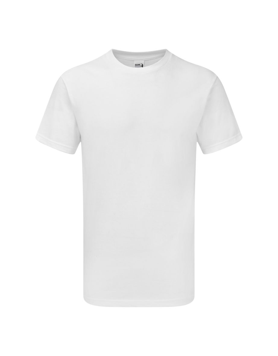 Gildan Mens Hammer Heavyweight T-Shirt - White - 1