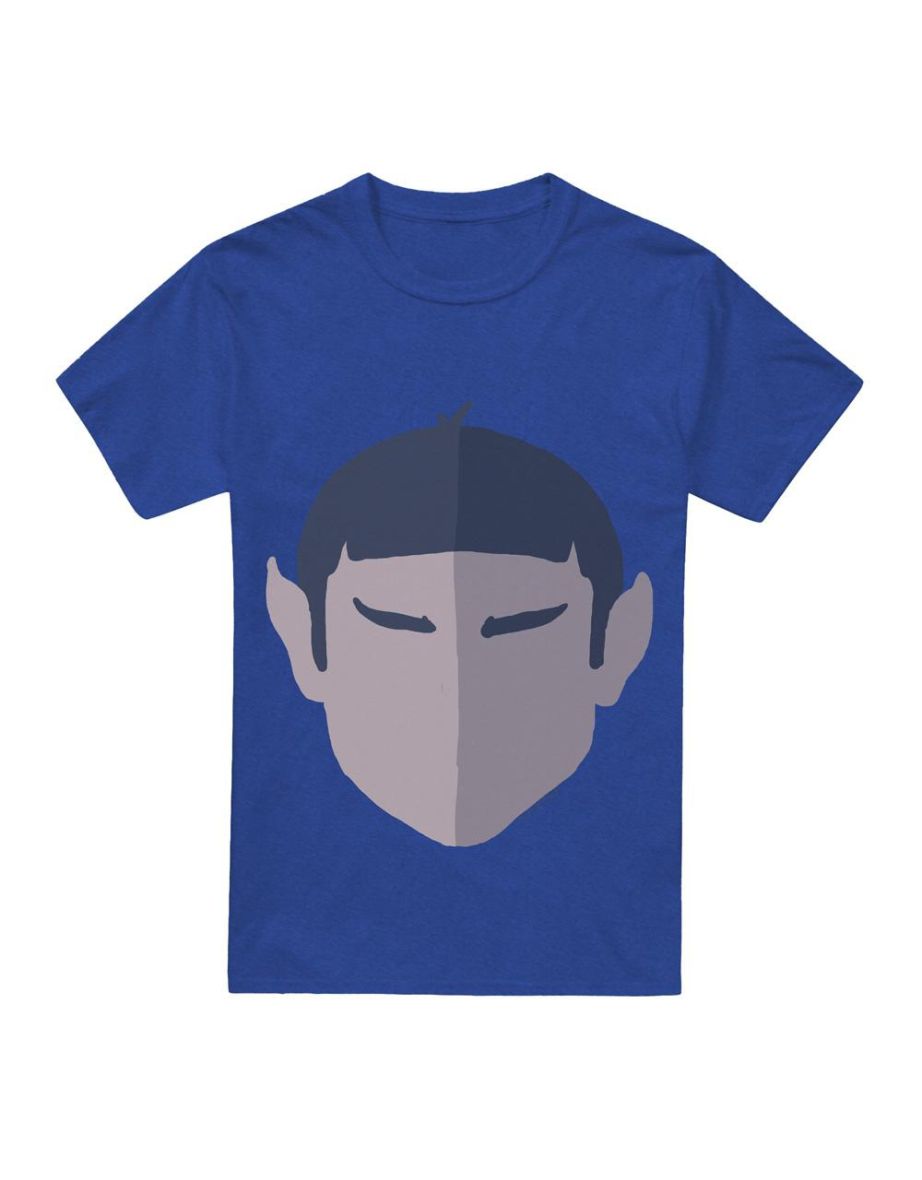 Star Trek Unisex Adult The Vulcan T-Shirt - Royal Blue