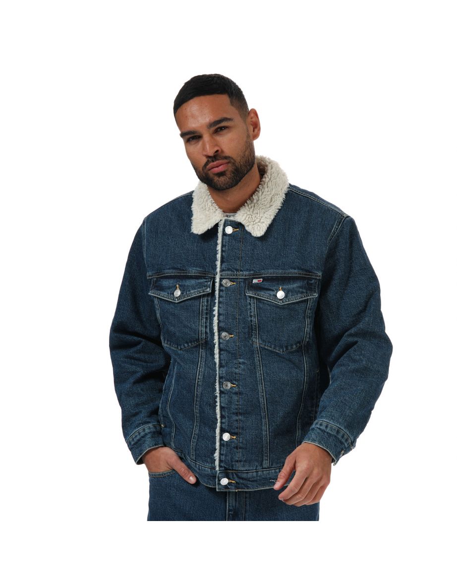 Tommy hilfiger clearance oversized denim jacket