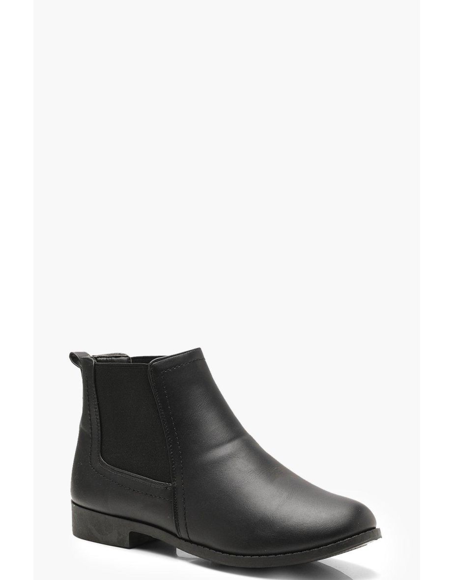 Flat Chelsea Boots - black