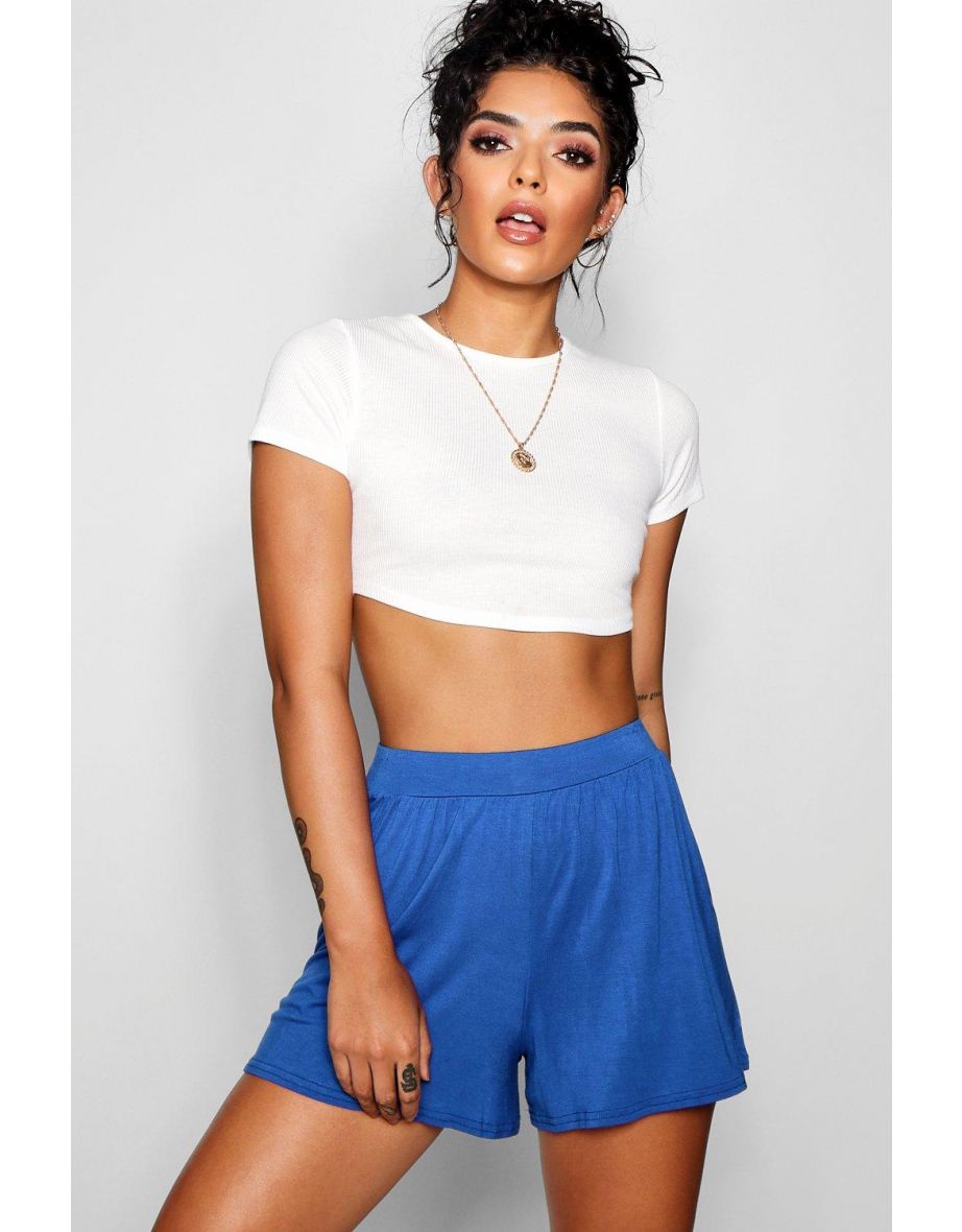 Basic Flippy Shorts - cobalt