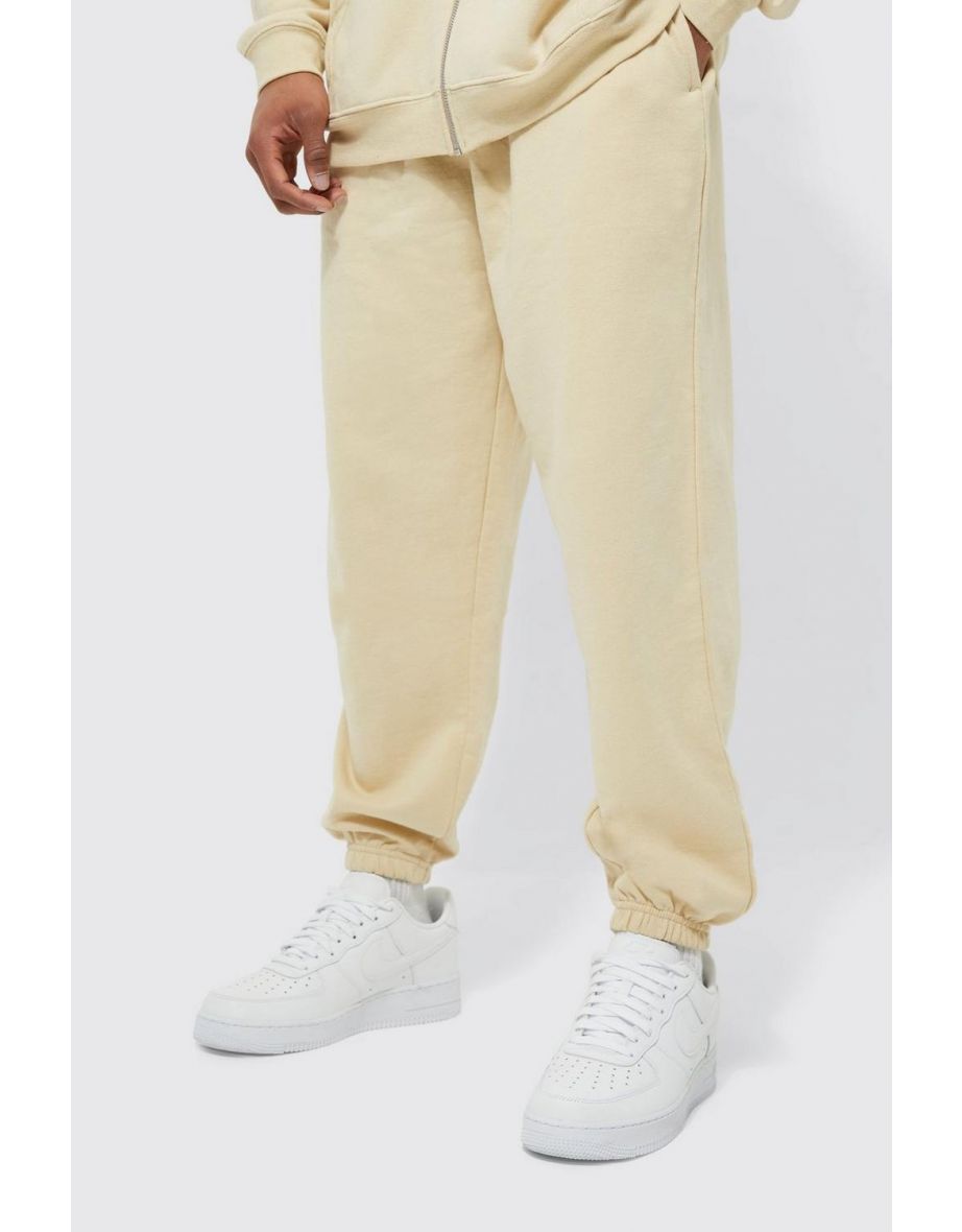 Basic Oversized Fit Jogger - sand