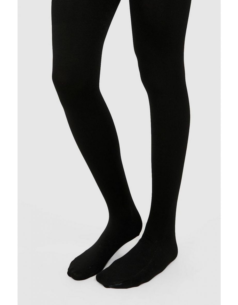 Maternity Thermal Fleece Tights - black - 3