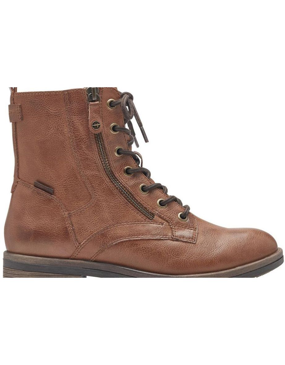 Lace-Up Ankle Boots