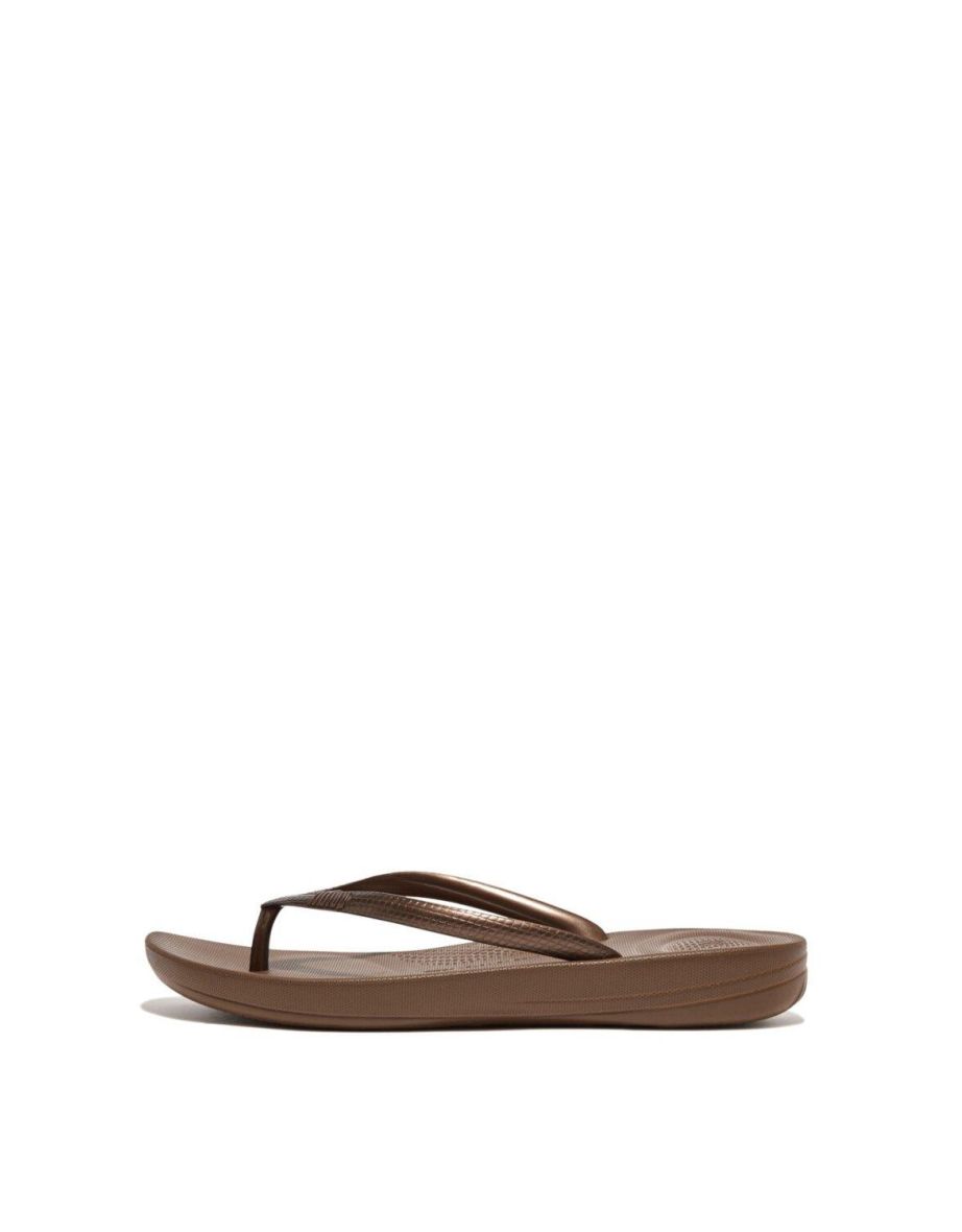 Iqushion Ergonomic Flip-flops Bronze