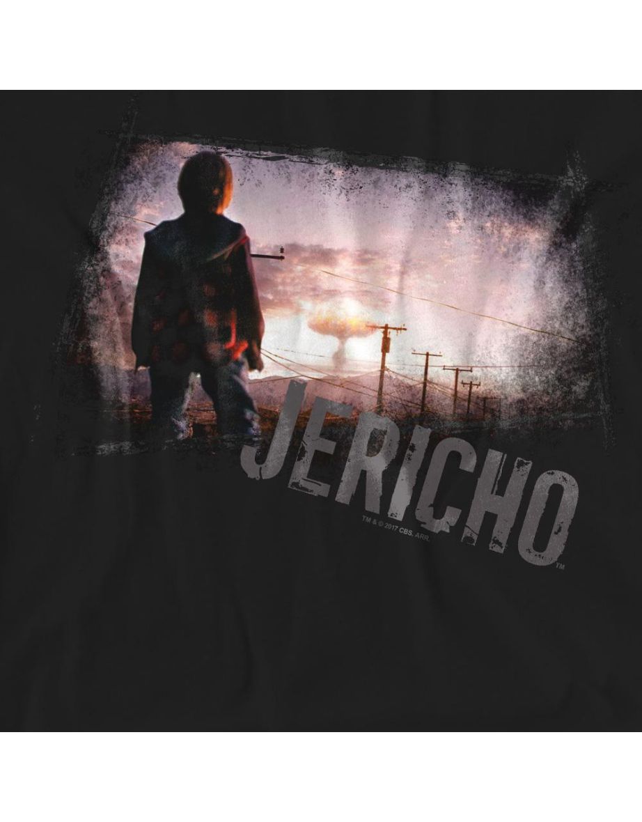Jericho Unisex Adult Mushroom Cloud T-Shirt - Black - 3