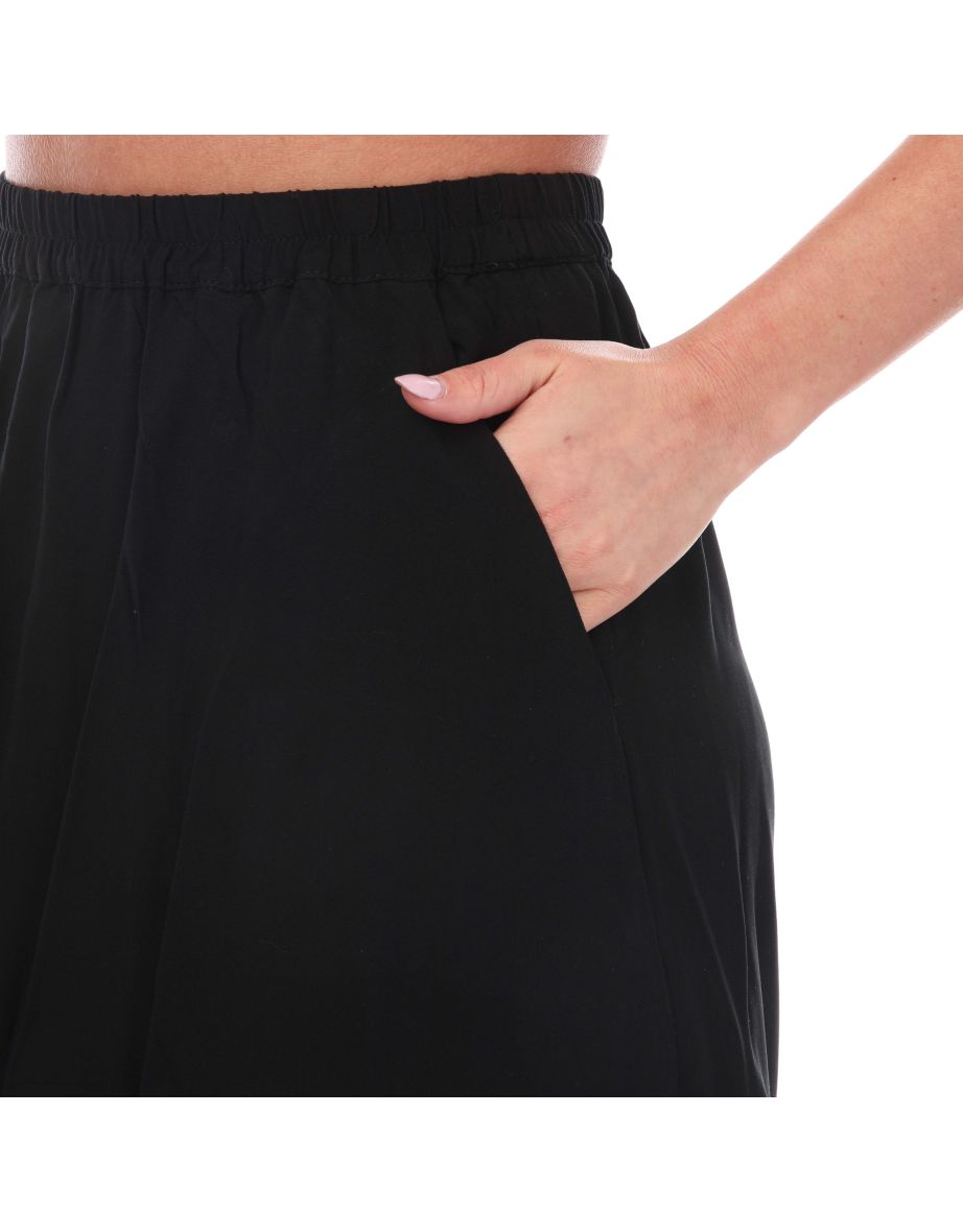 Black A-Line Maxi Skirt - 2
