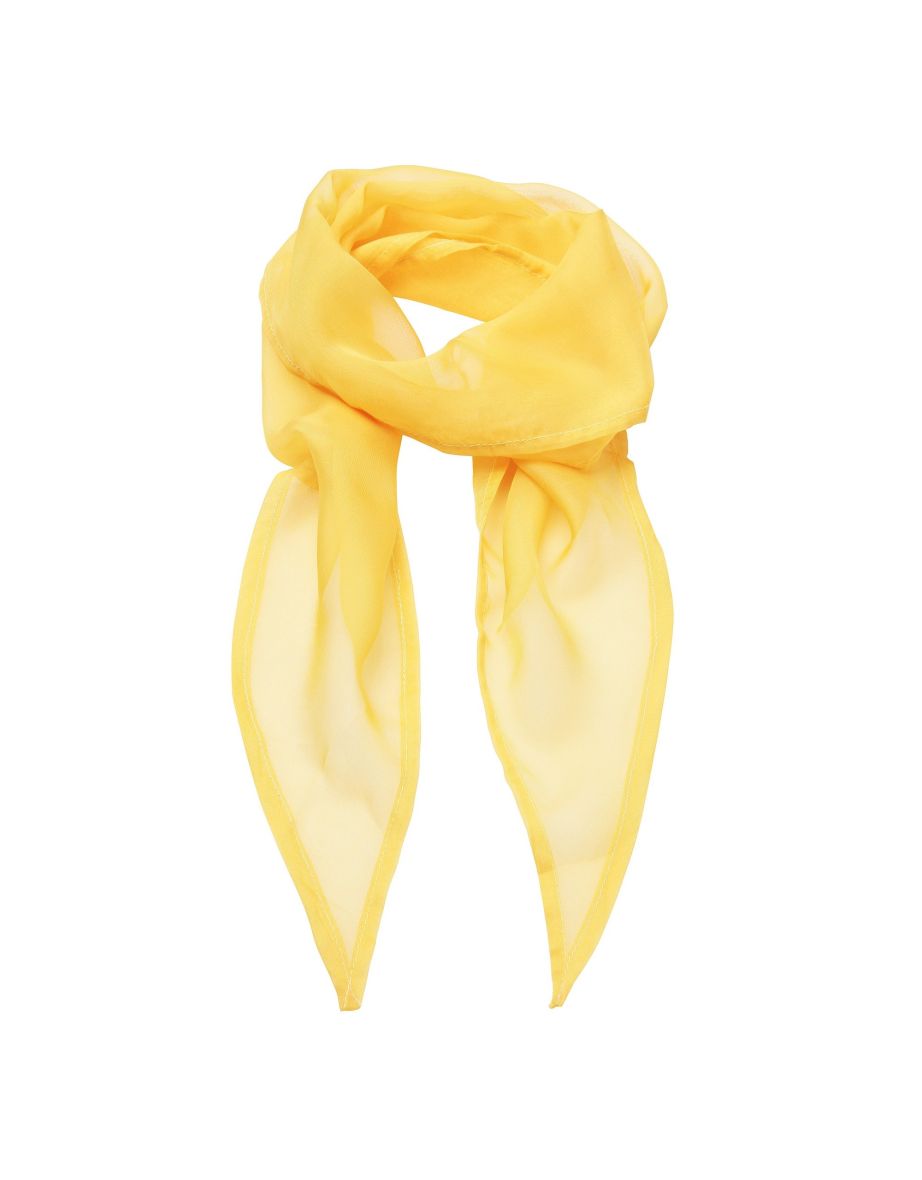 Premier Ladies/Womens Work Chiffon Formal Scarf - Sunflower