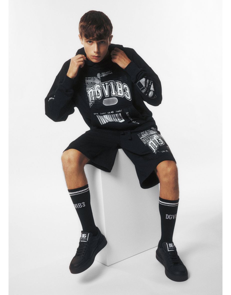 Boys DG Vibe Hoodie in Black