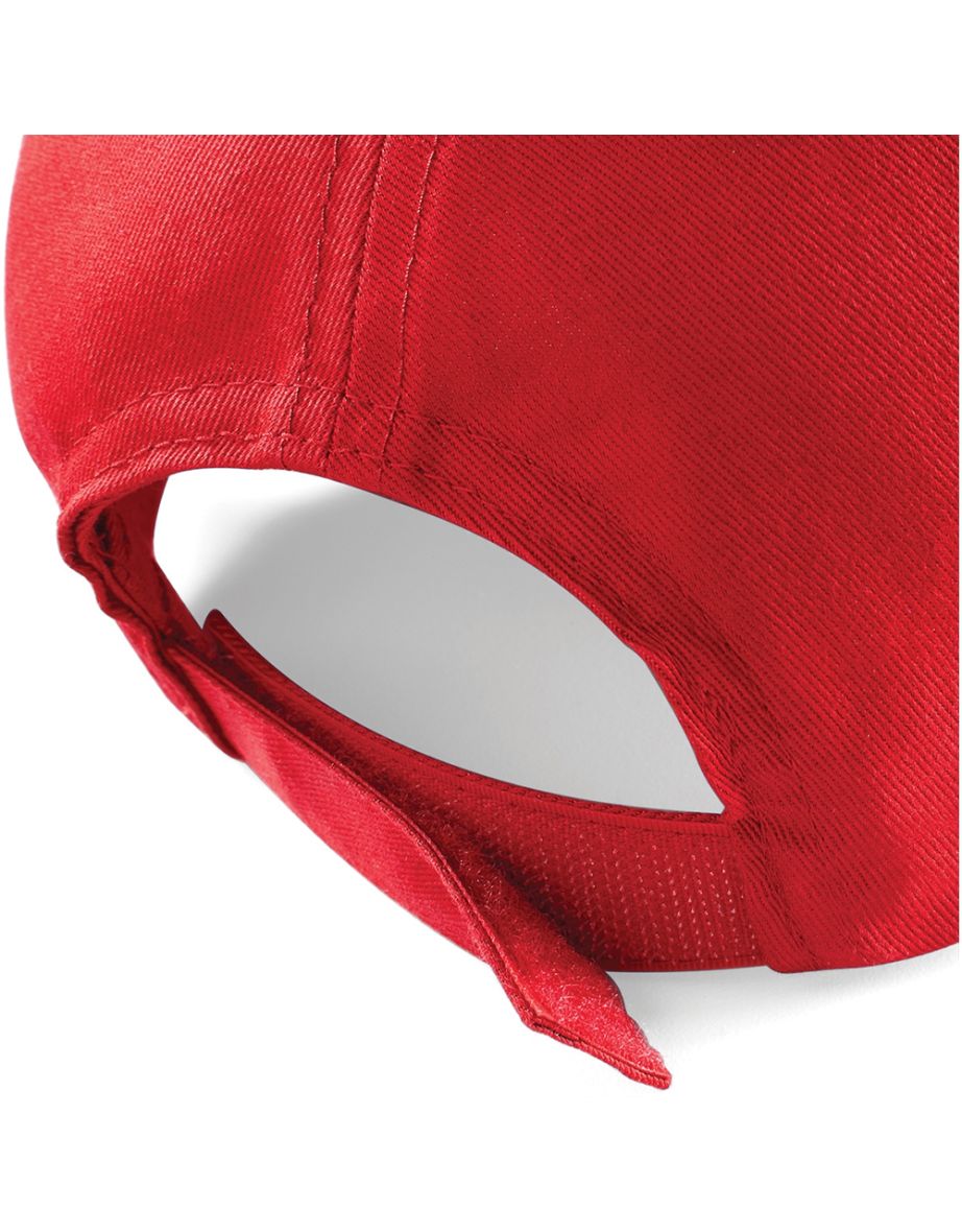 Beechfield Unisex Plain Original 5 Panel Baseball Cap - Bright Red - 3