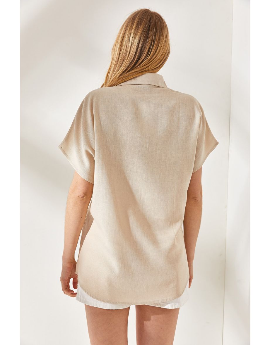 Shirt - Gray - Oversize - 6