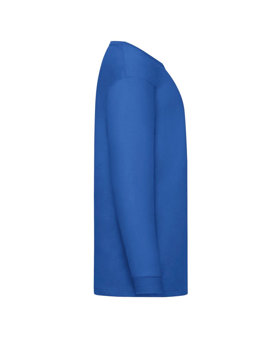 Fruit of the Loom Childrens/Kids Valueweight Plain Long-Sleeved T-Shirt - Royal Blue - 2