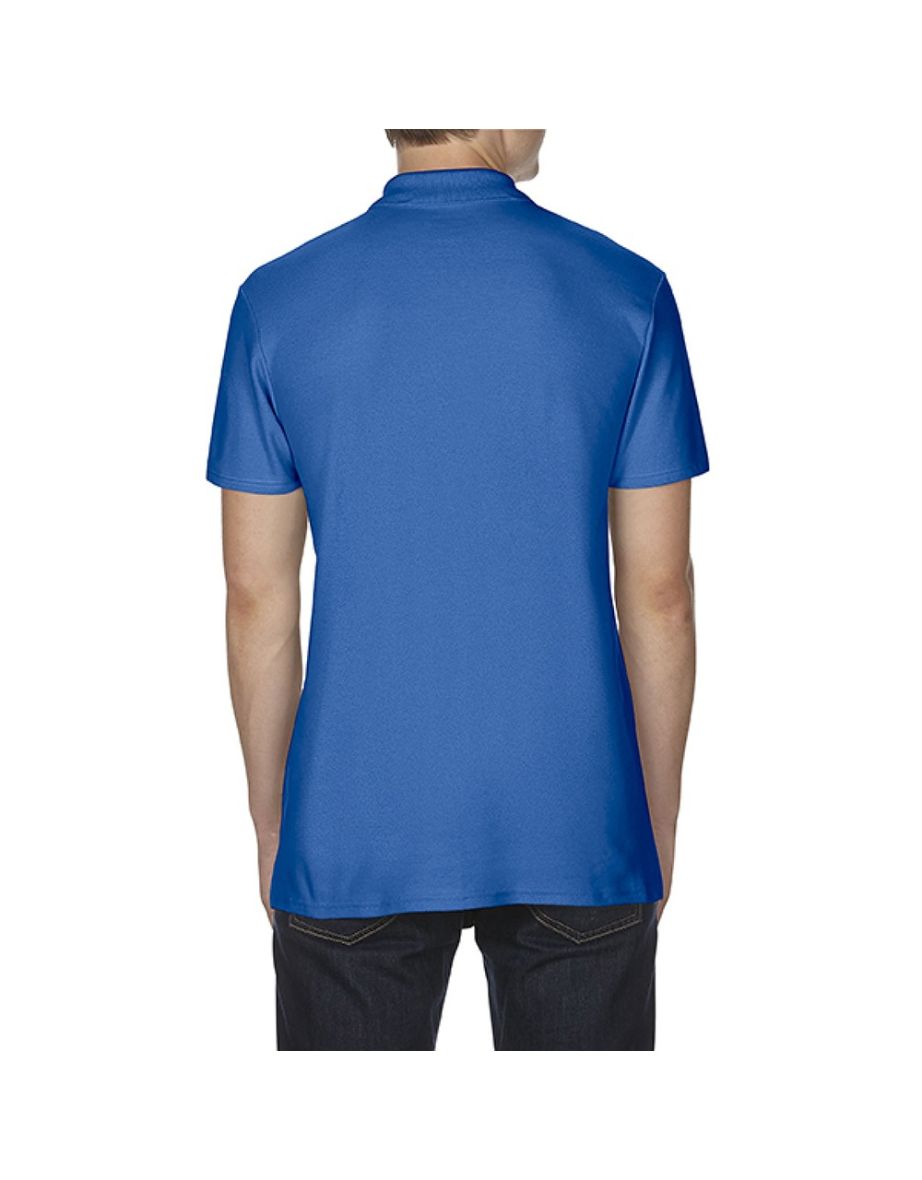 Gildan Softstyle Mens Short Sleeve Double Pique Polo Shirt - Royal - 2