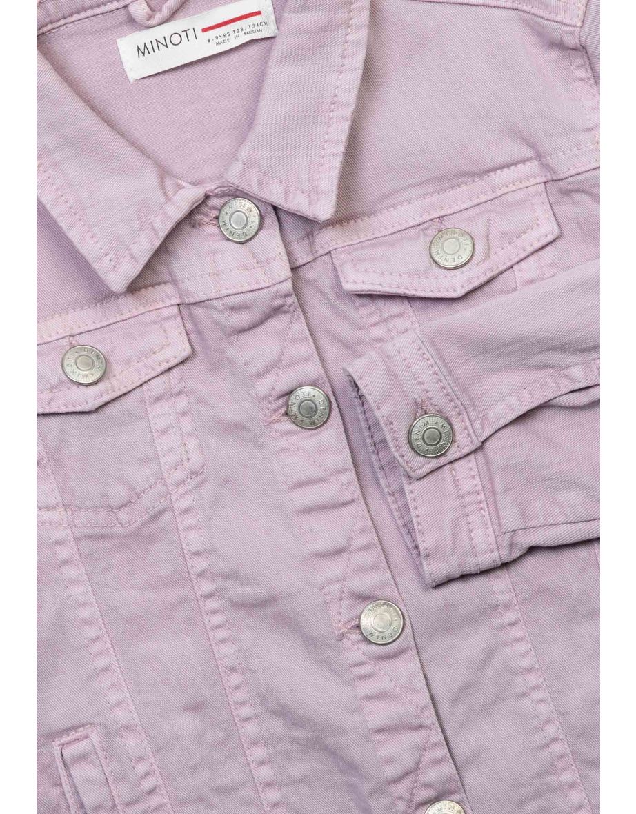 Girls Pink denim jacket - 2