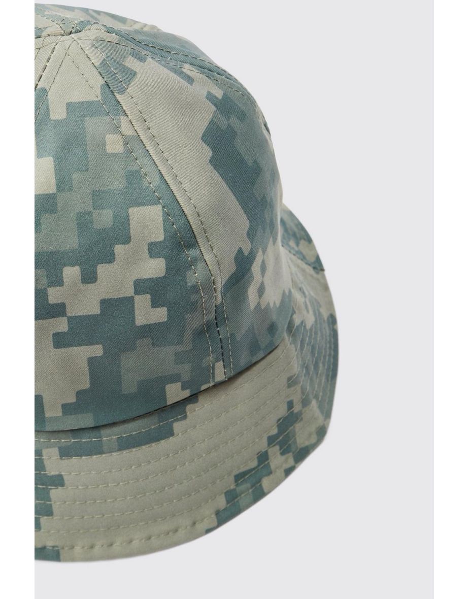 قبعة بوكية بطبعة مموهة  - 3