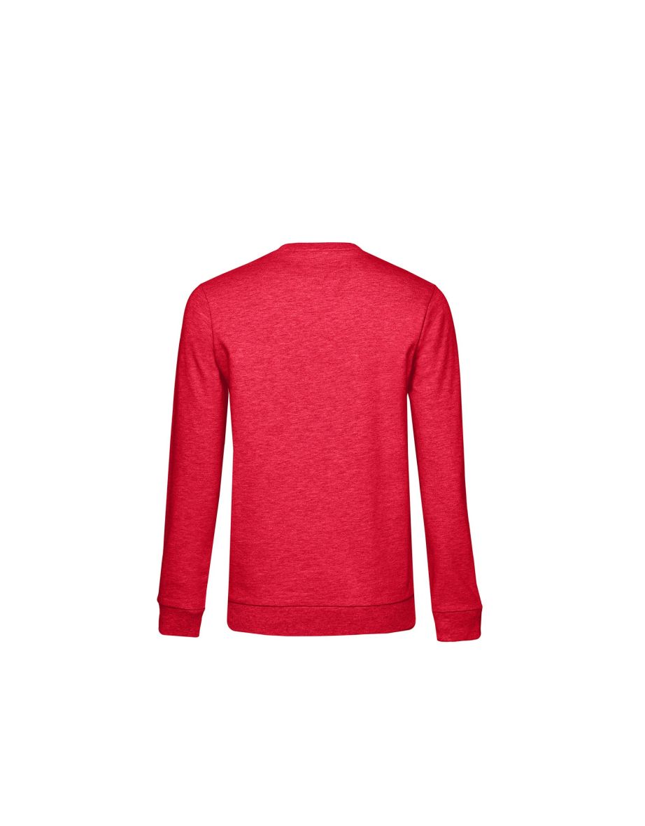 B&C Womens/Ladies Set-in Sweatshirt - Red Heather - 1
