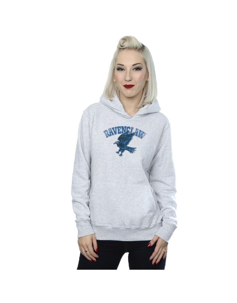 Shop Harry Potter Womens Ladies Ravenclaw Hoodie Heather Grey Online in Qatar VogaCloset