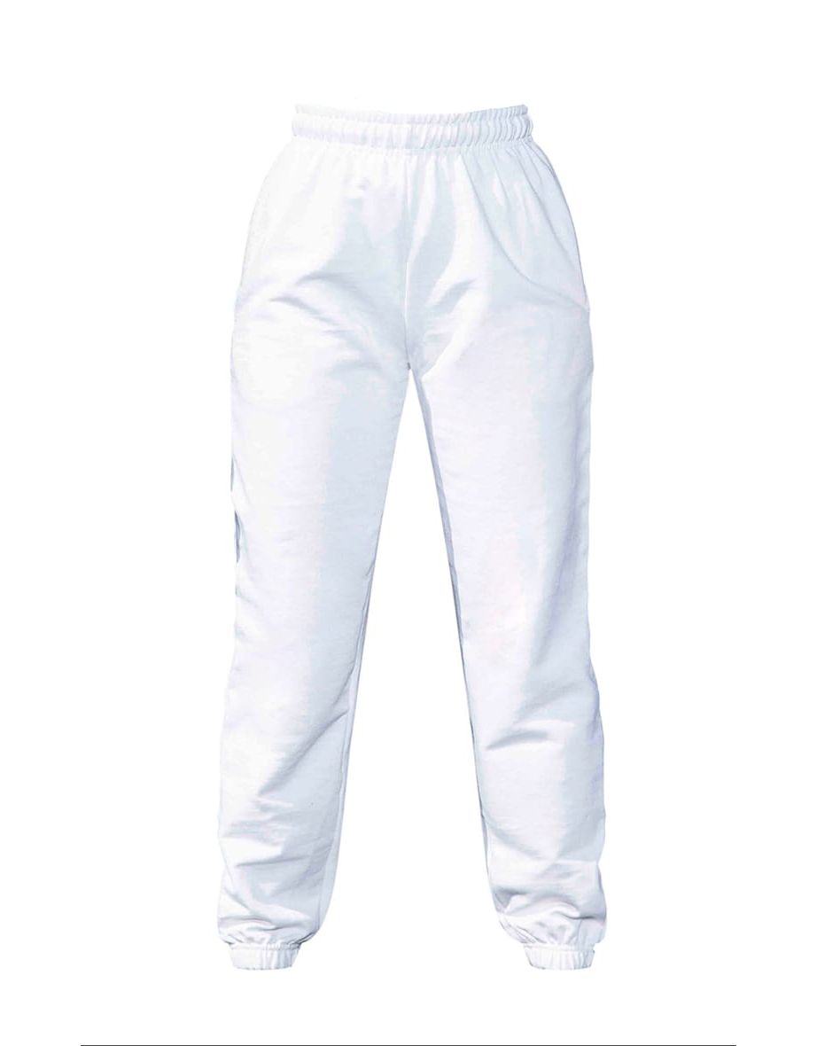 RECYCLED White Sweat Pant Joggers - 4