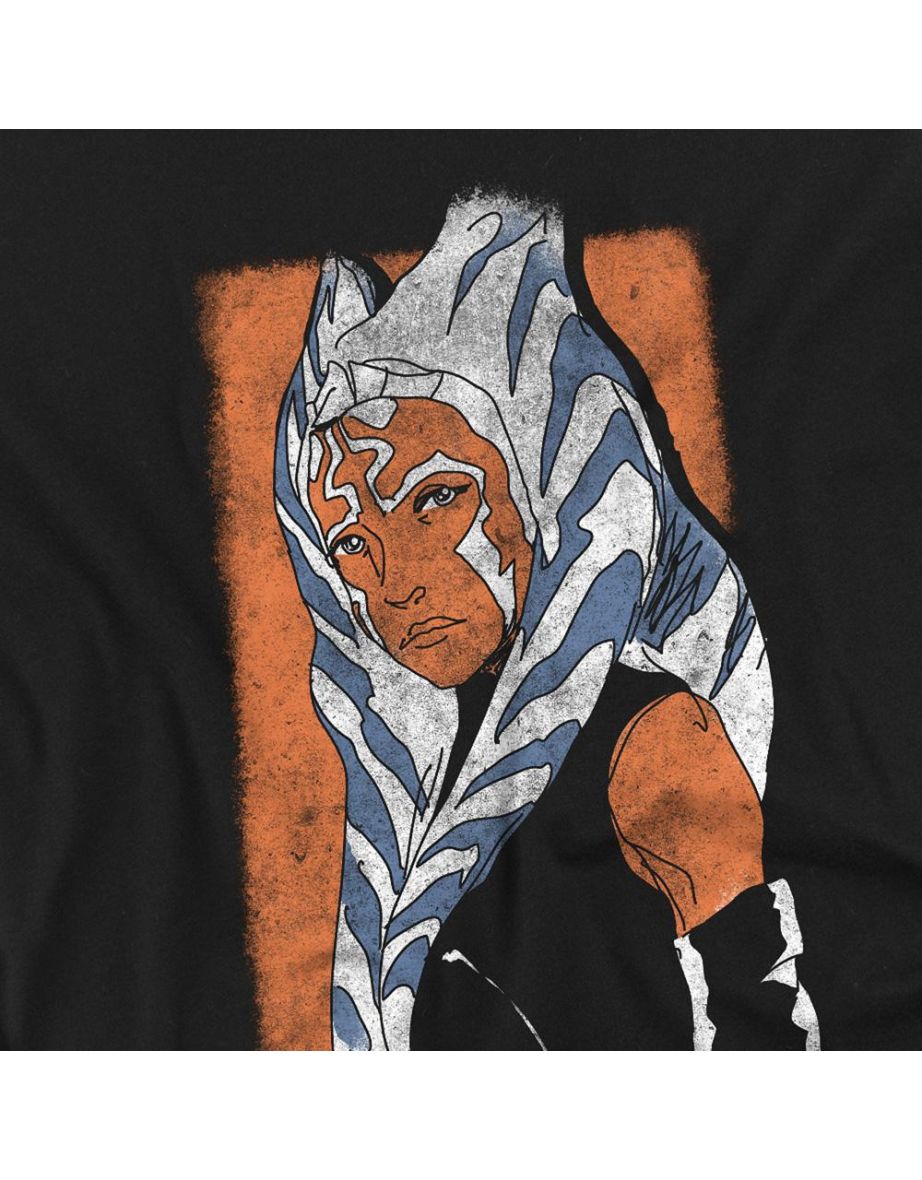 Ahsoka   Adult Sketch T-Shirt - Black - 2
