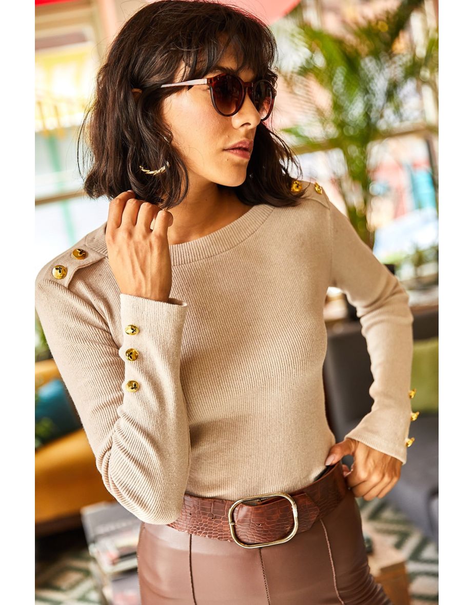 Blouse - Gray - Regular fit - 5