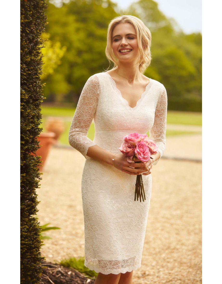 Anya Lace Wedding Dress Ivory