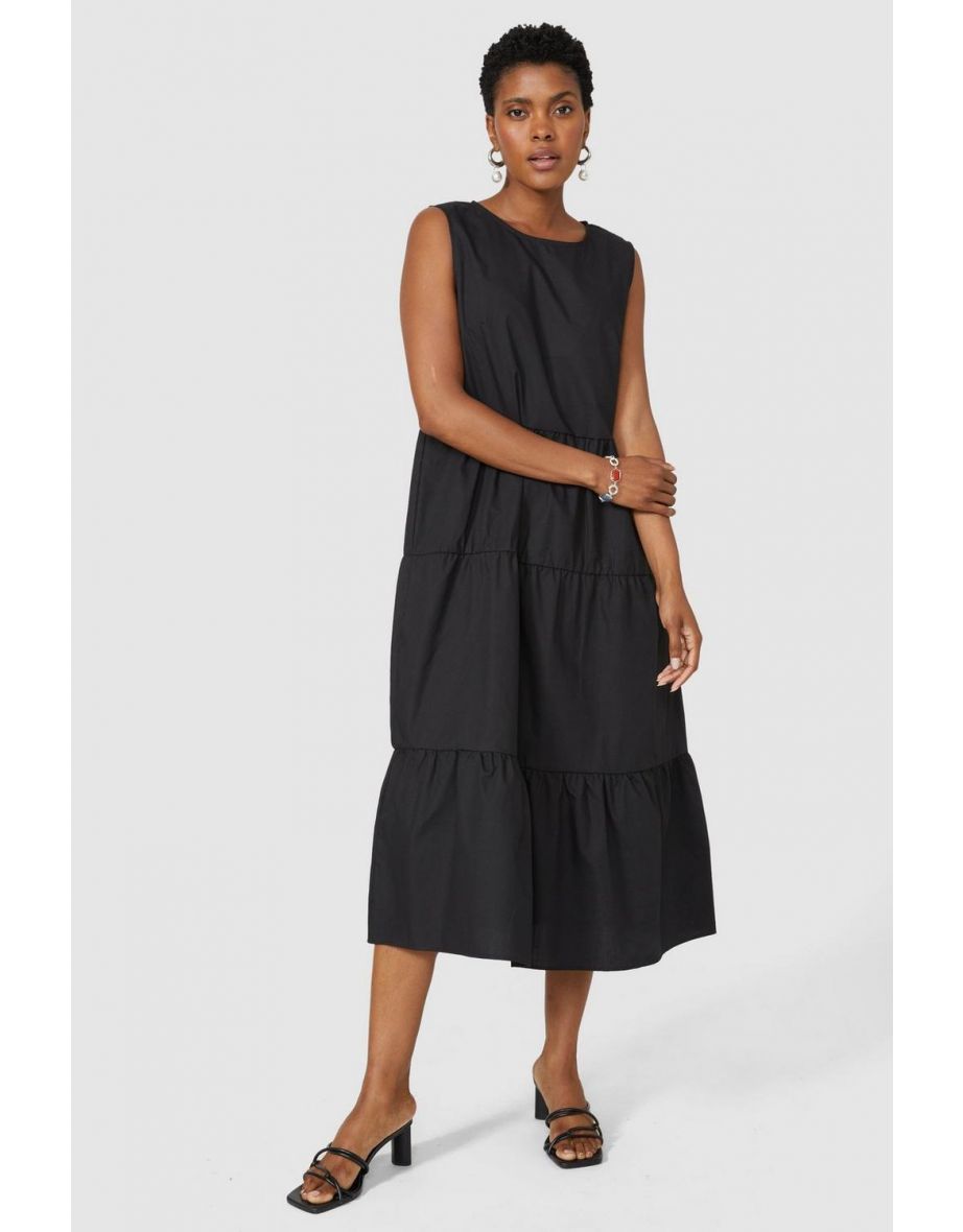 Debenhams tiered fashion dress