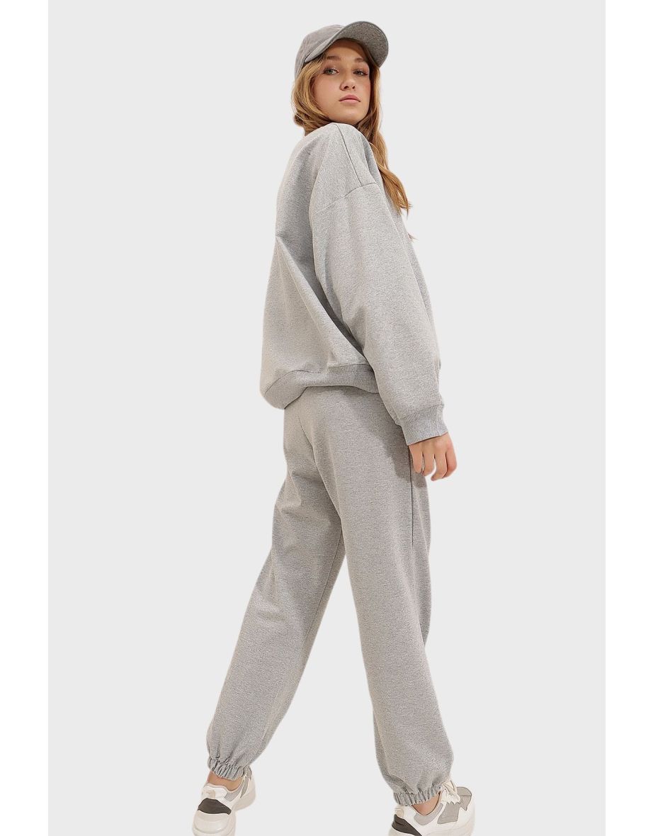 Sweatsuit - Gray - Regular fit - 4