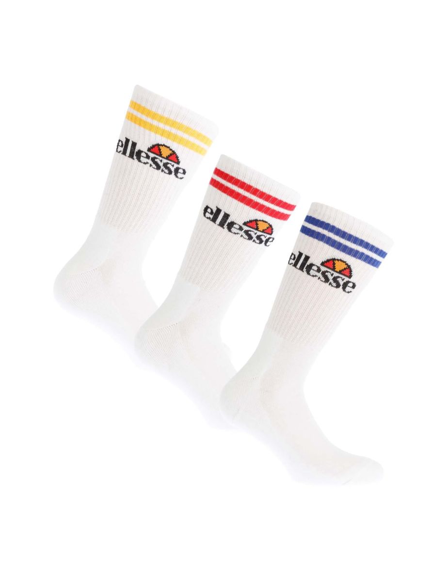 Accessories Ellesse Pullo 3Pk Socks in White
