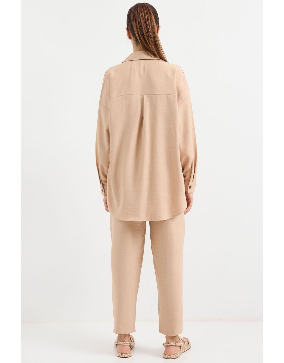 Linen Two Piece Set - Biscuit - 5
