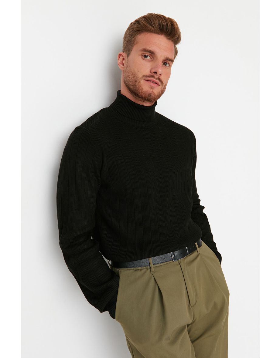 Sweater - Black - Regular fit