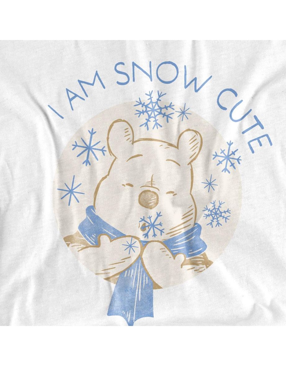 Winnie the Pooh Adult I Am Snow Cute T-Shirt - White - 2