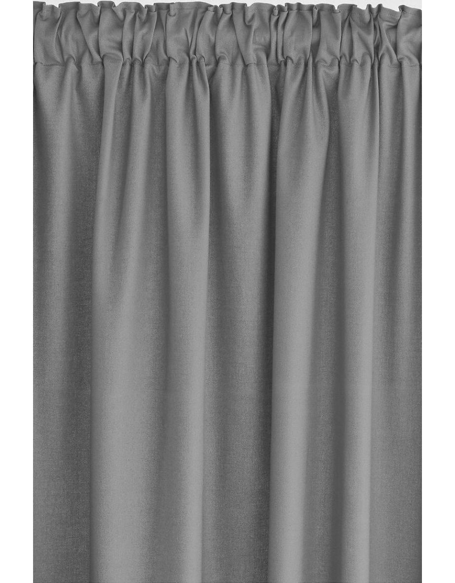 Scenario Single Cotton Curtain with Gathered Header