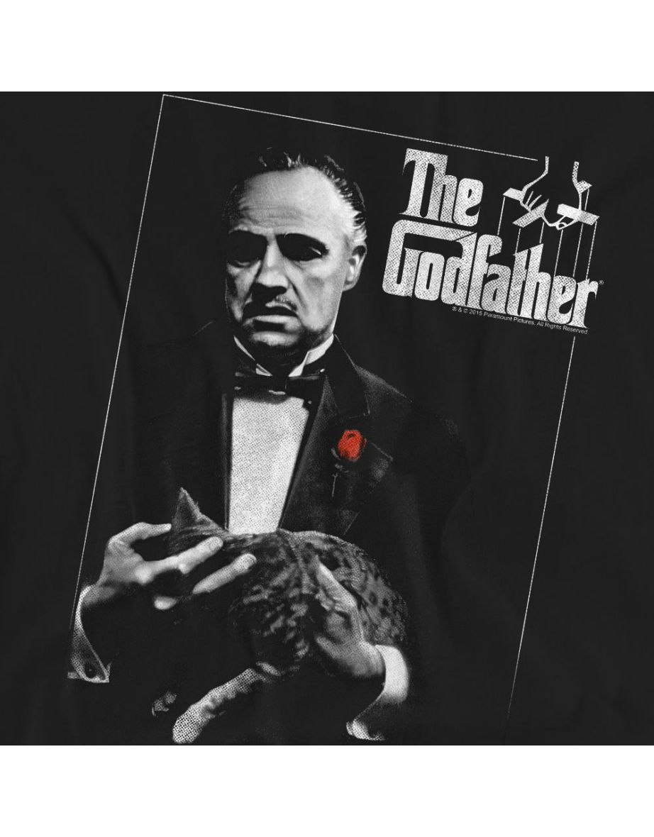 The Godfather Unisex Adult Poster T-Shirt - Black - 3