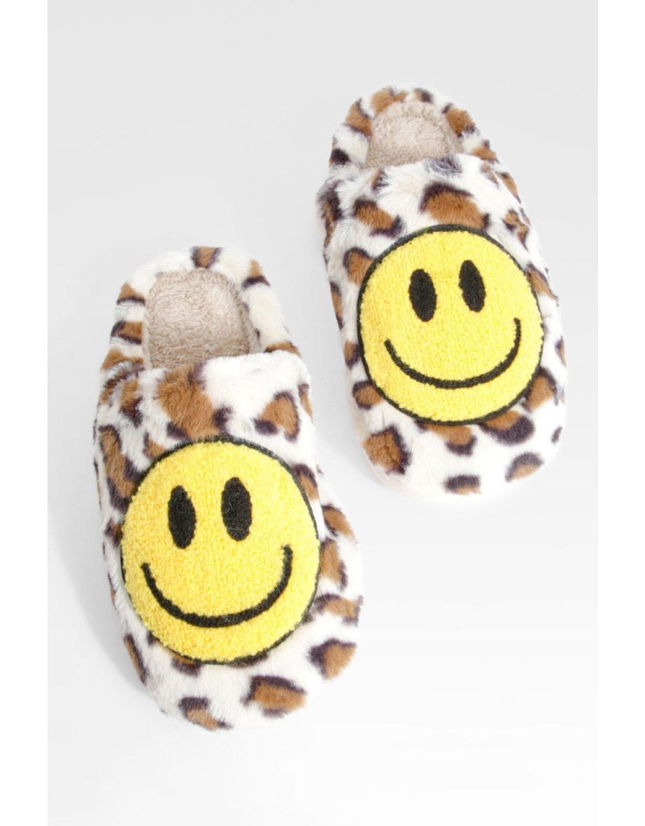 Leopard Smiley Slipper - brown - 3