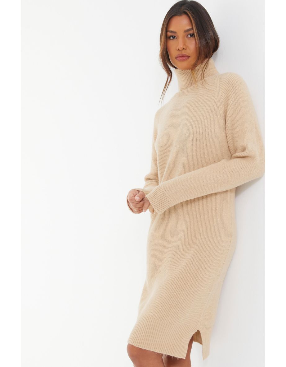 High neck jumper dress online