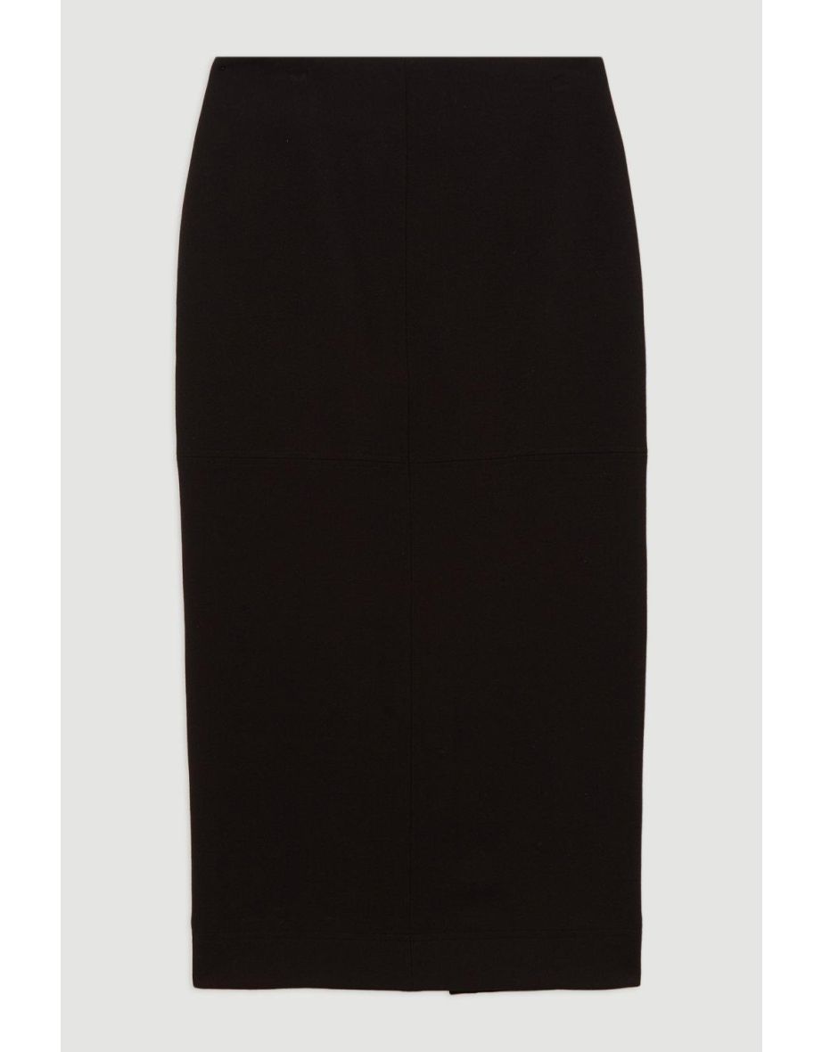 Compact Stretch Essential Tailored Maxi Skirt - 3