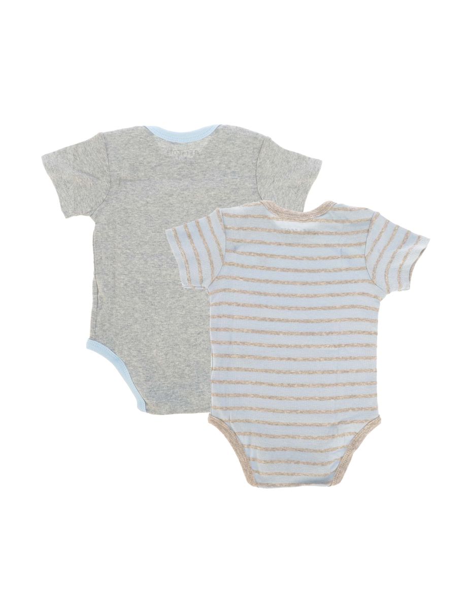 Boy's Lyle And Scott Baby 2 Pack Romper Boxed Set in Blue - 1