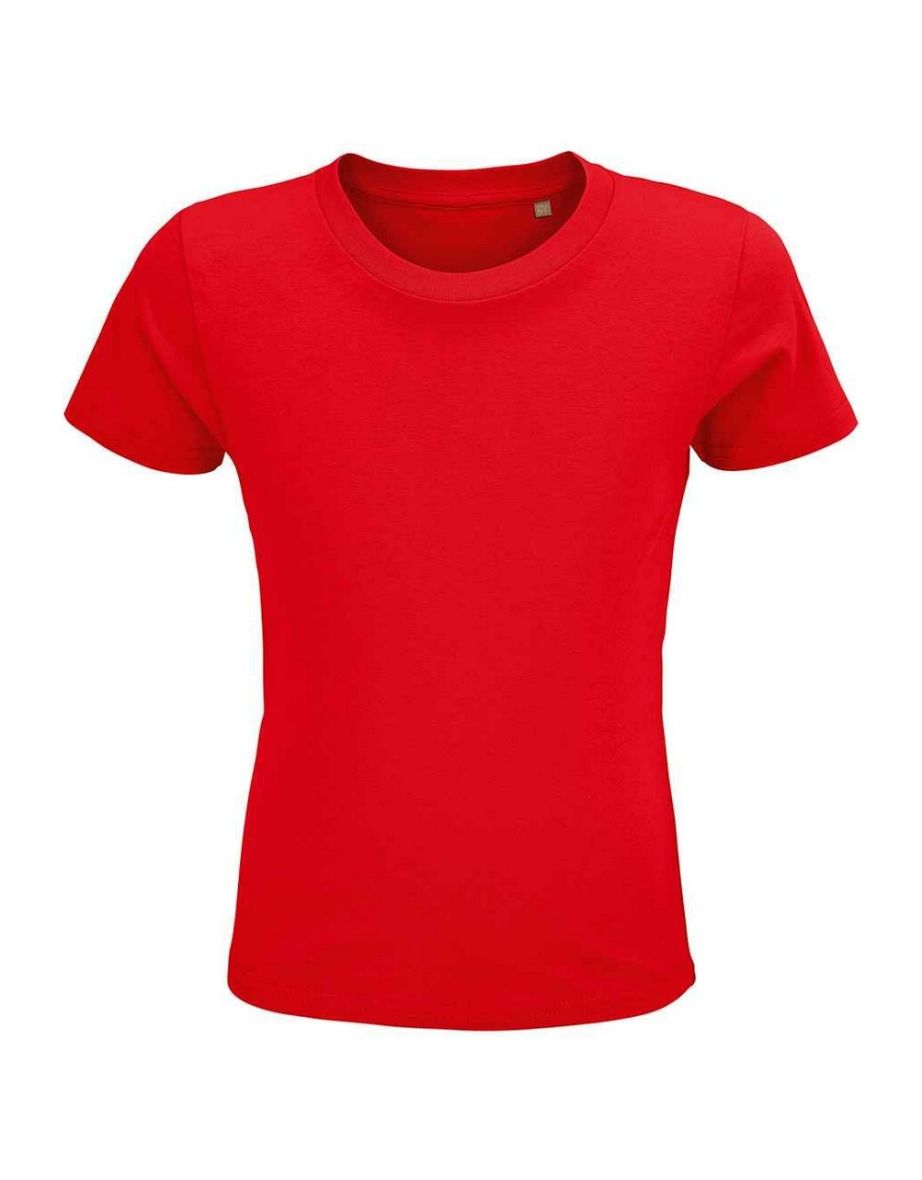 SOLS Childrens/Kids Crusader Organic T-Shirt - Red