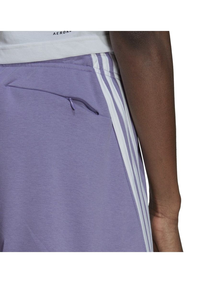 Women's adidas Future Icons 3-Stripes Shorts in Purple - 6
