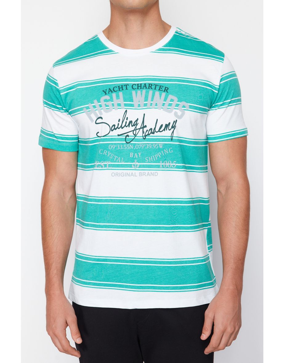Trendyol Green Striped Pajamas - 6