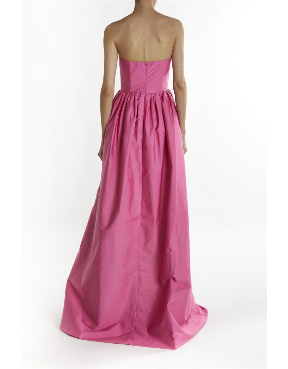 Bright-Pink Emma Hi-Low Hem Maxi - 1