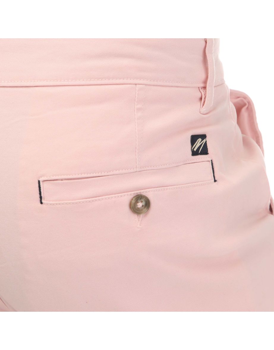 Men's Mish Mash Weymouth Chino Shorts in Pink - 2