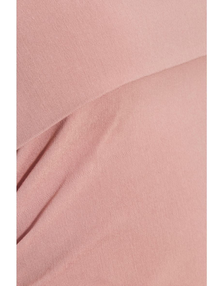 Pale Pink Bandeau Midi Dress - 5