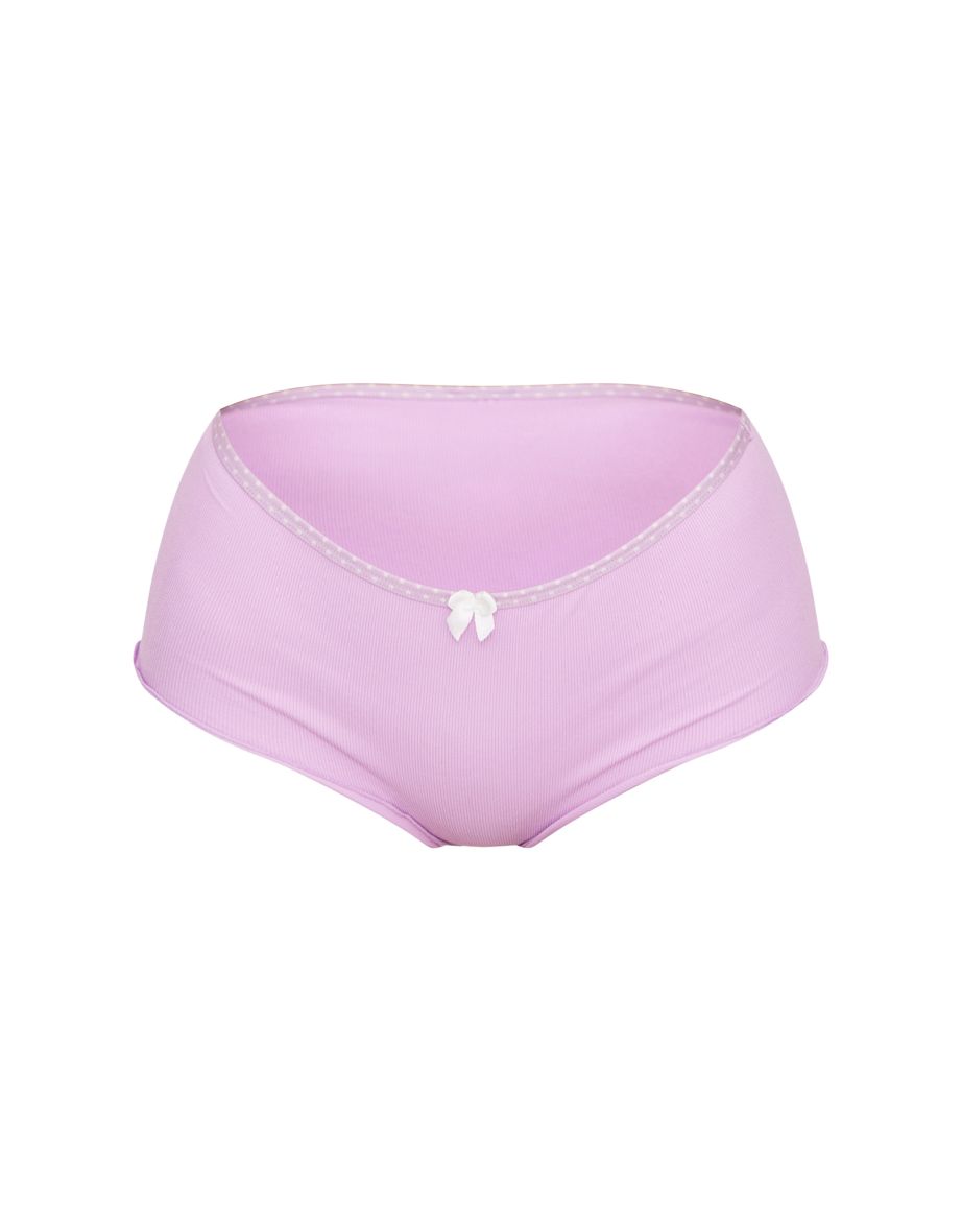 Lilac Bow Detail Knickers - 4