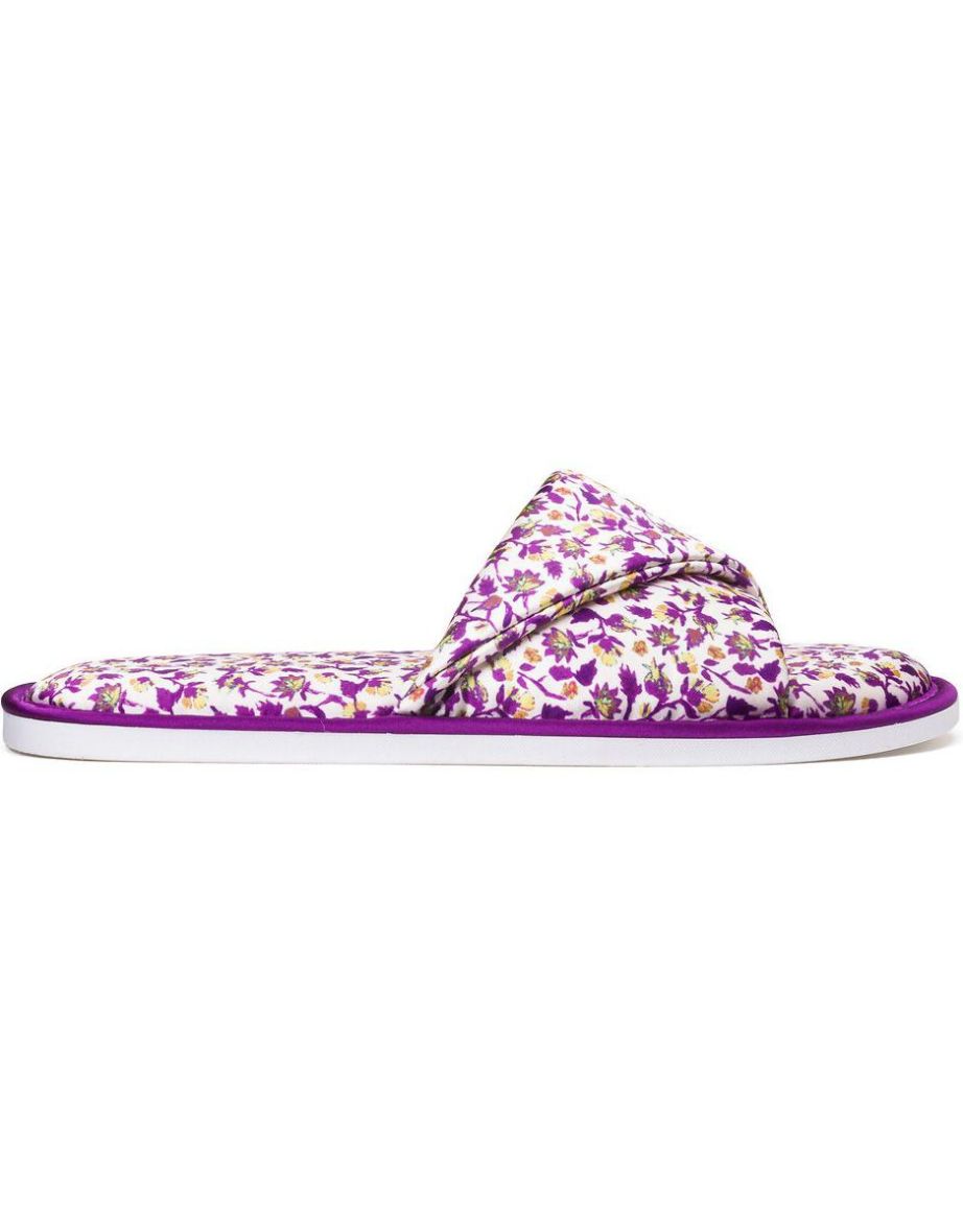 Floral Print Mule Slippers