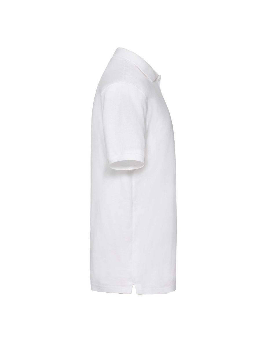 Fruit Of The Loom Ladies Lady-Fit Premium Short Sleeve Polo Shirt - White - 2